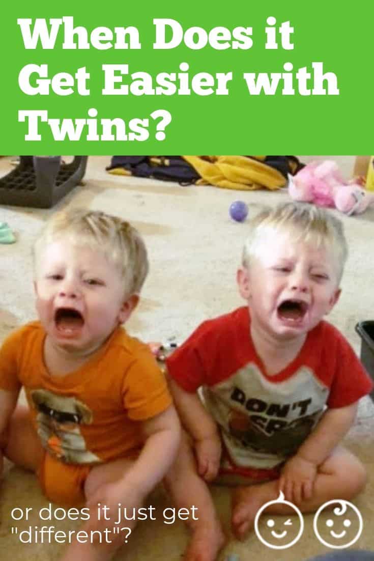 When Does It Get Easier With Twins Twiniversity Twin Parenting Site