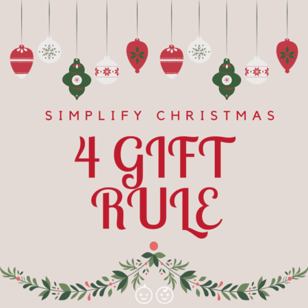 The 4 Gift Rule: Simplify Your Christmas - Twiniversity #1 Parenting ...