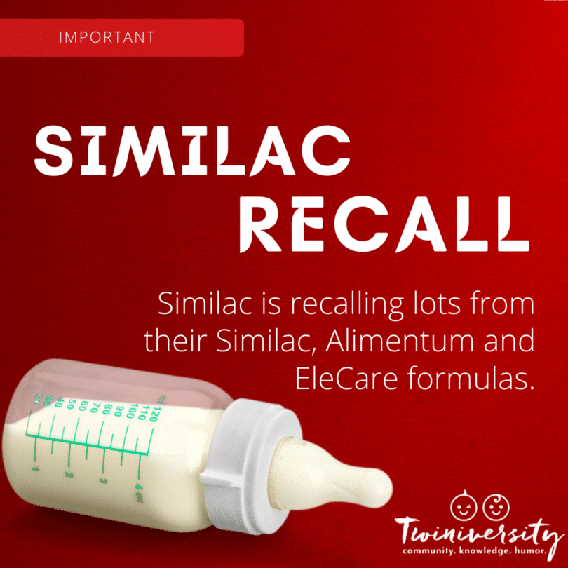 Similac Recall Urgent Twiniversity 1 Parenting Twins Site