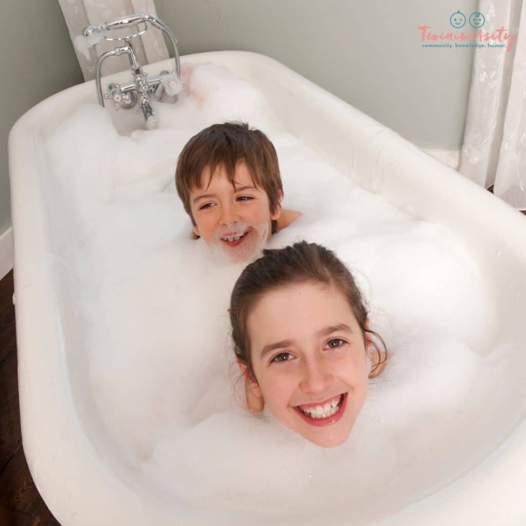 When Should You Stop Bathing Boy / Girl Twins Together