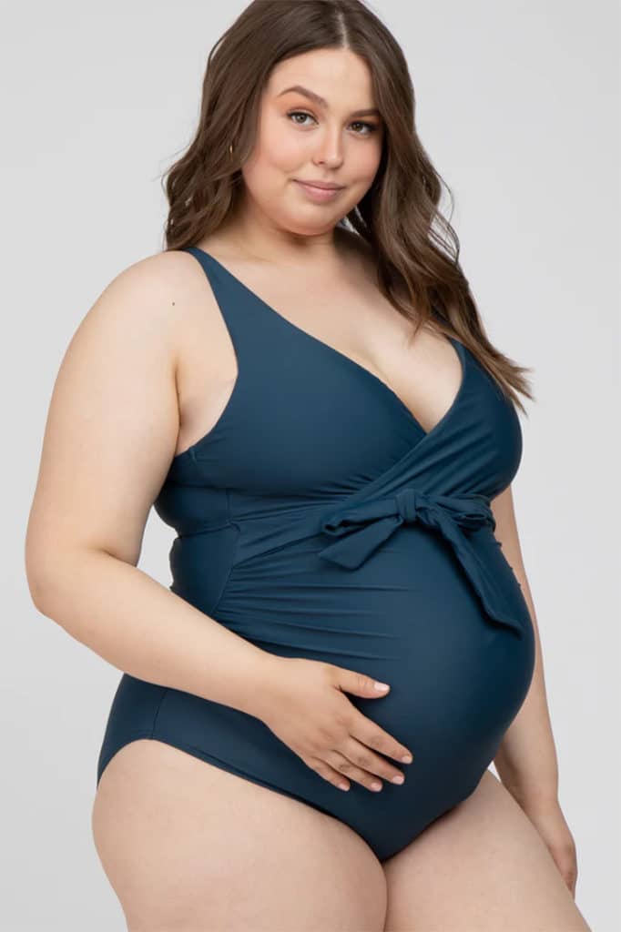 Old Navy Maternity Halter V-Neck One-Piece Swimsuit