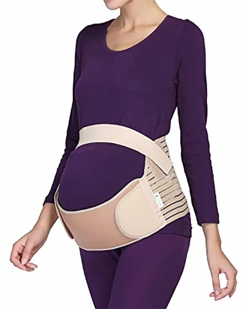 Kindred Bravely Maternity Belly & Back Support Band | Pregnancy Support  Belt with Gel Pack for Hot/Cold Therapy (Small/Medium)