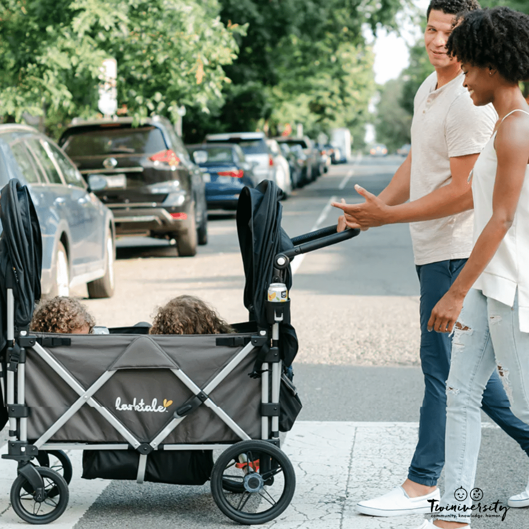 Larktale Caravan Stroller Wagon Review | Twiniversity #1 Parenting ...