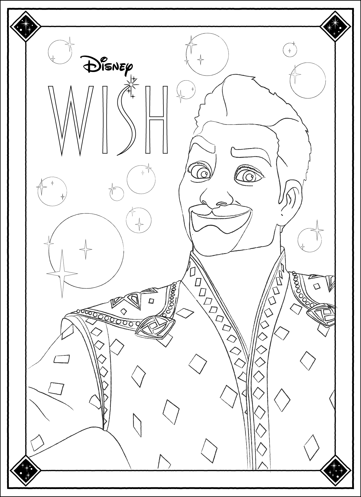 WISH Printable Disney Coloring Pages | Twiniversity #1 Parenting Twins Site