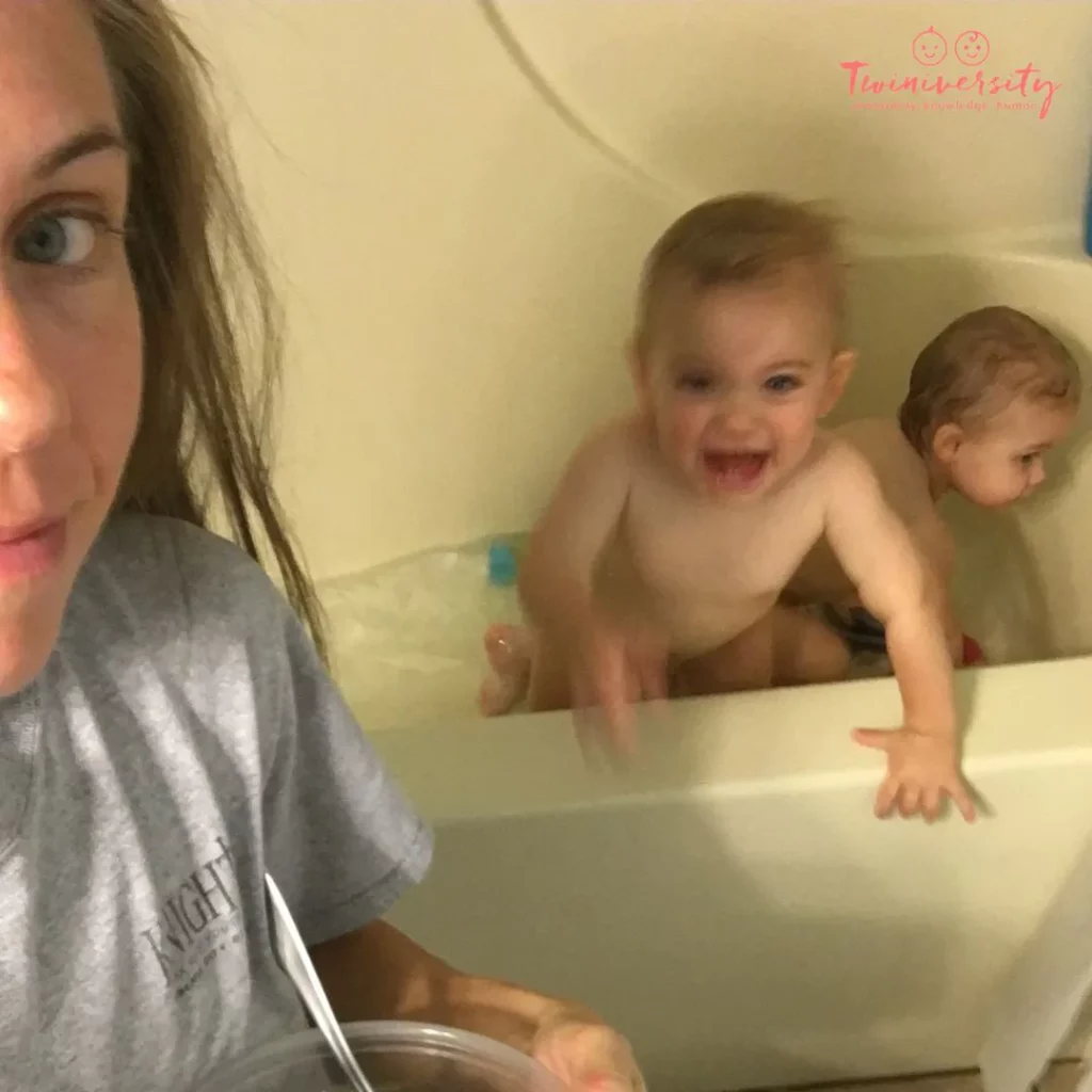 Twin bath time safety