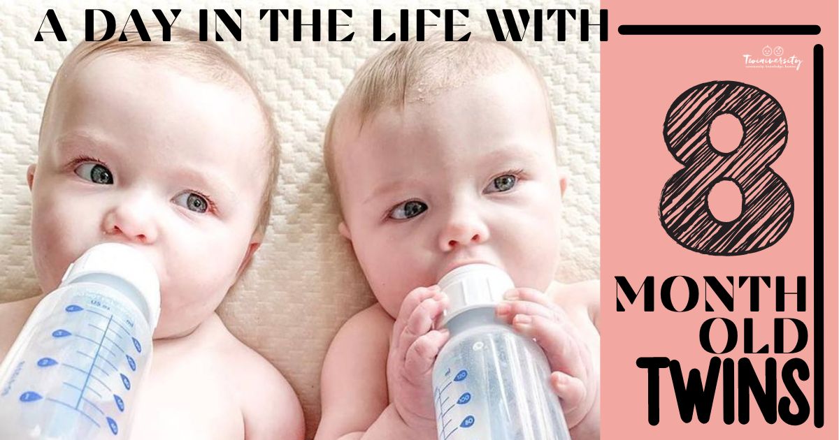 A Day in Life with 8 Month Old Twins | Twiniversity #1 Parenting Twins Site