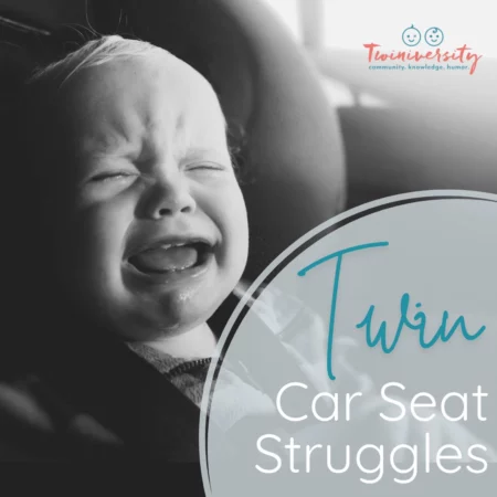 Baby crying in car seat