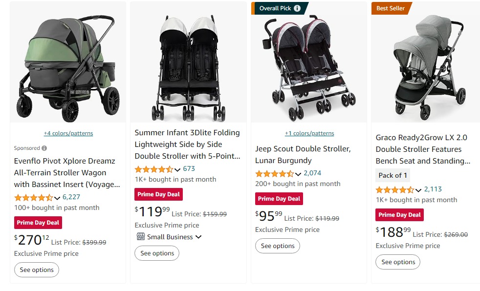 double strollers