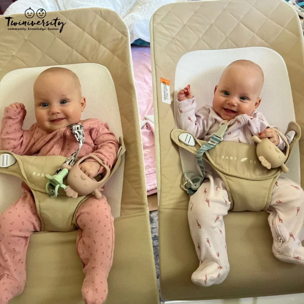 Identical baby twins