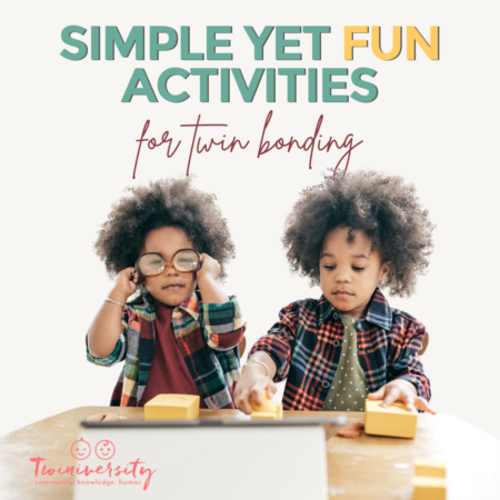 simple and fun activities to encourage twin bonding