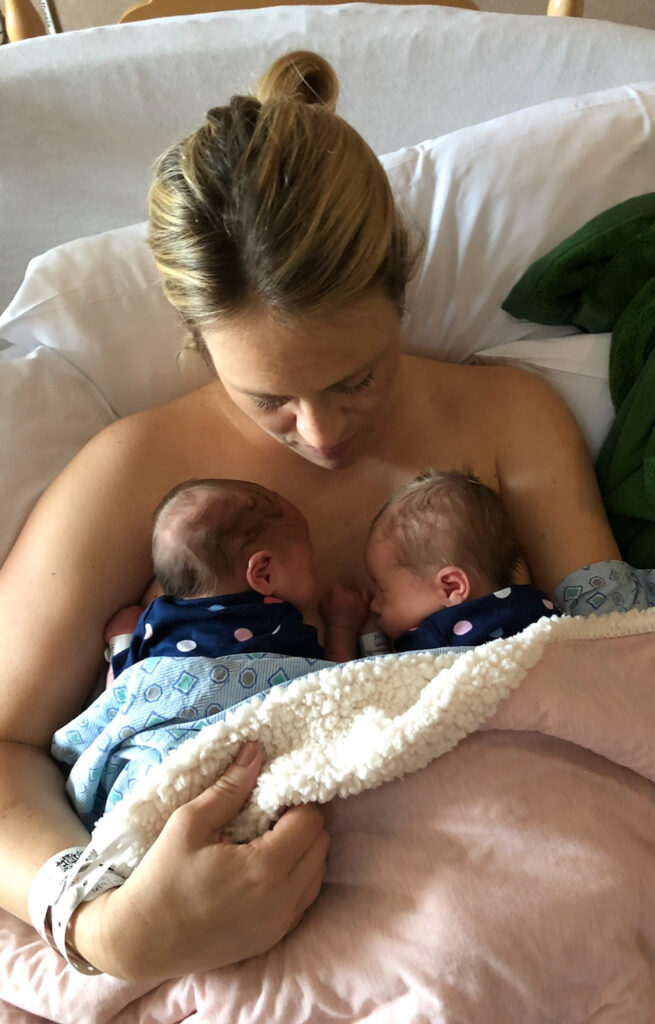 mom breastfeeding - eating disorder and having twins