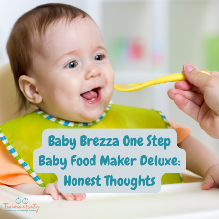 Baby Brezza One Step Food Maker Deluxe review by a twin mom