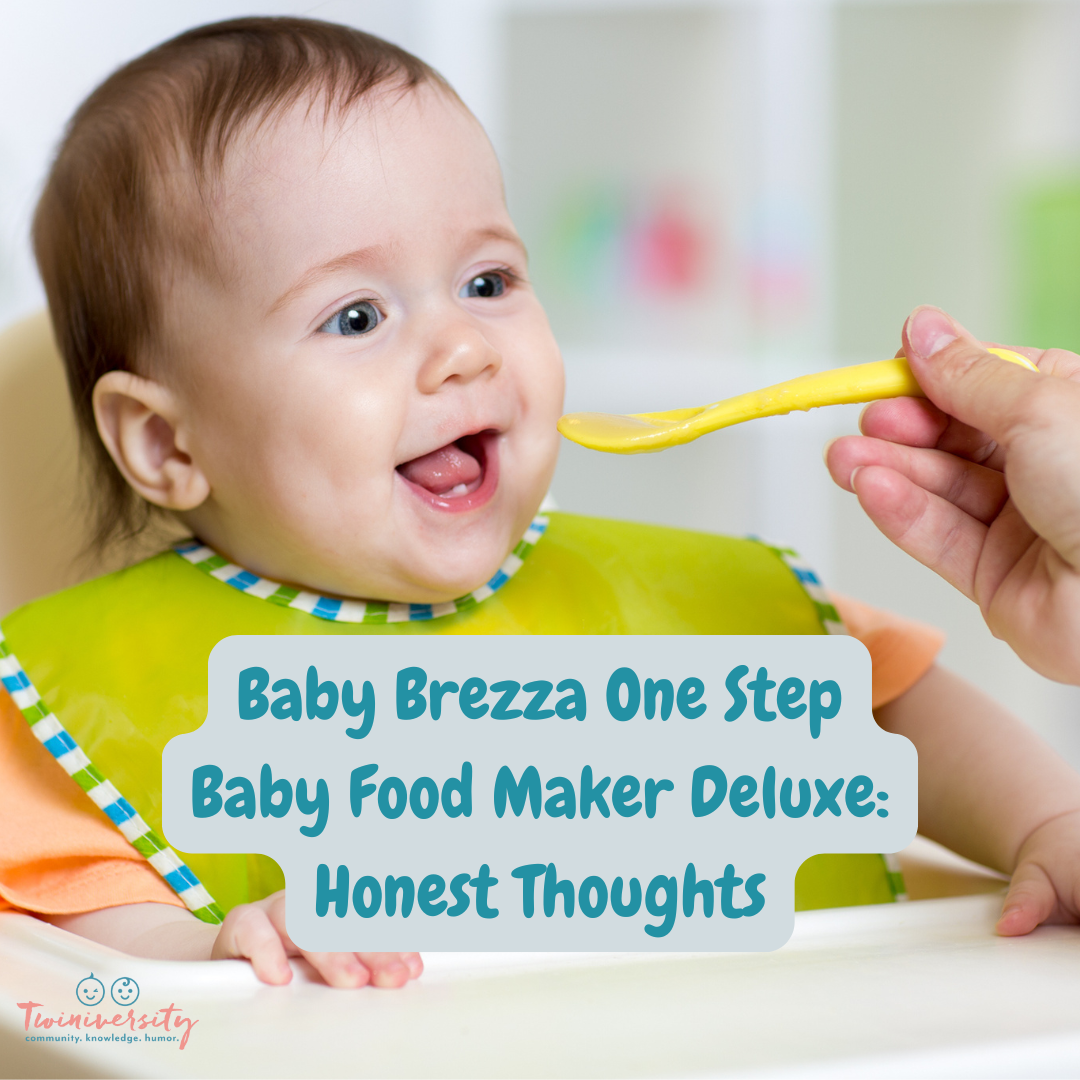 Baby Brezza One Step Food Maker Deluxe review by a twin mom