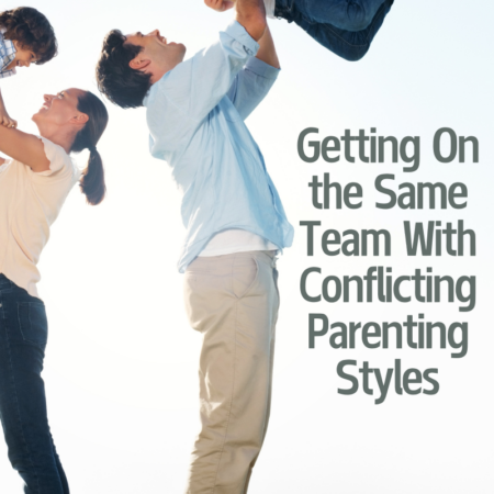 different parenting styles for co-parents but still happy as a family