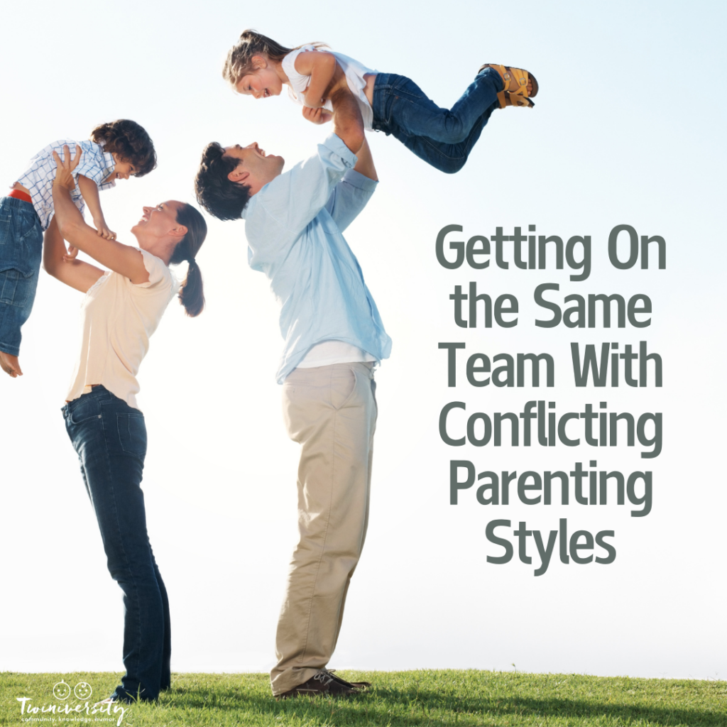 getting on the same page with different parenting styles