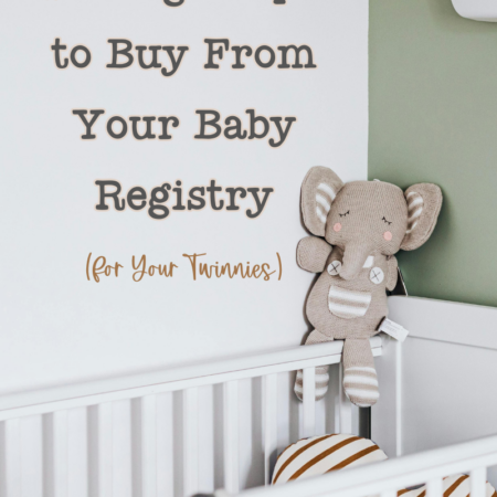 honest guidance for getting people to buy from your registry (for twins)