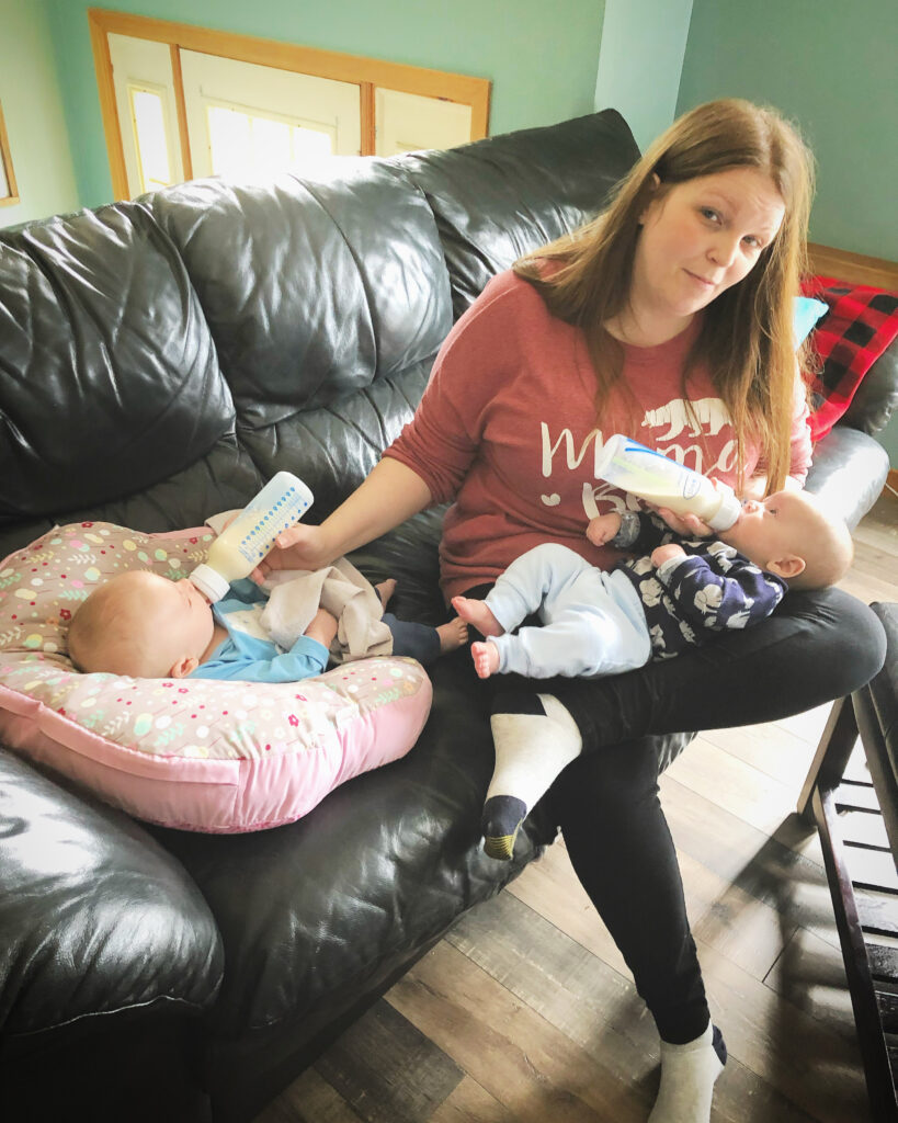 cleaning baby bottles as a twin parent