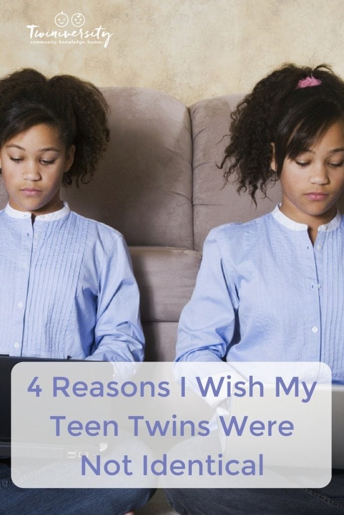 4 Reasons I Wish My Teen Twins Were Not Identical Min Twiniversity