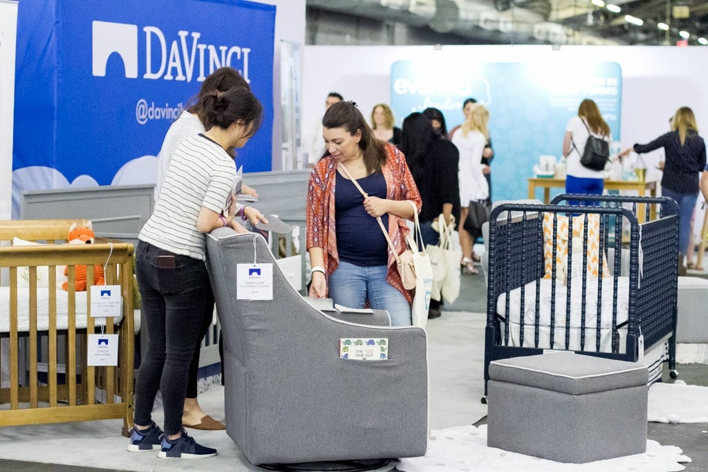 davinci booth at new york baby show