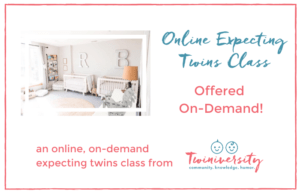 Online Expecting Twins Class | Twiniversity #1 Parenting Twins Site