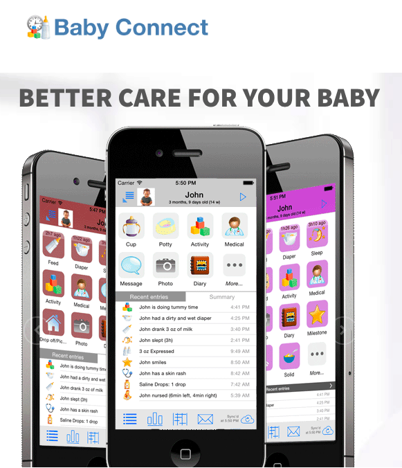 baby connect vs baby tracker
