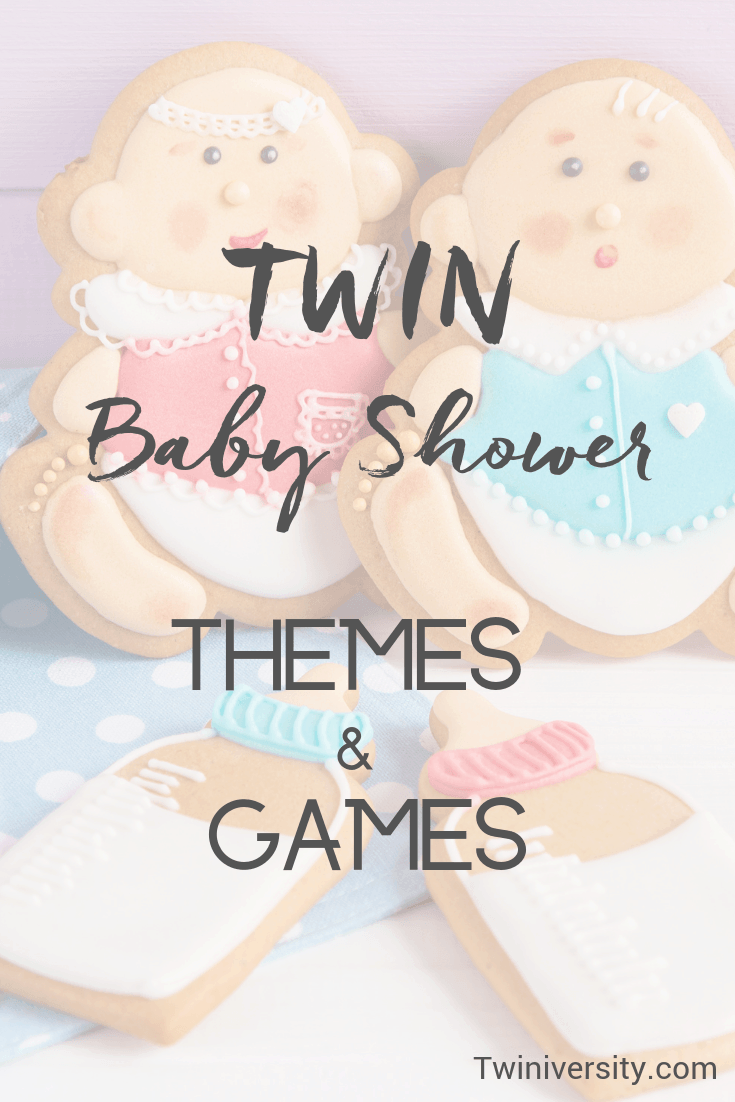 twin girls baby shower ideas