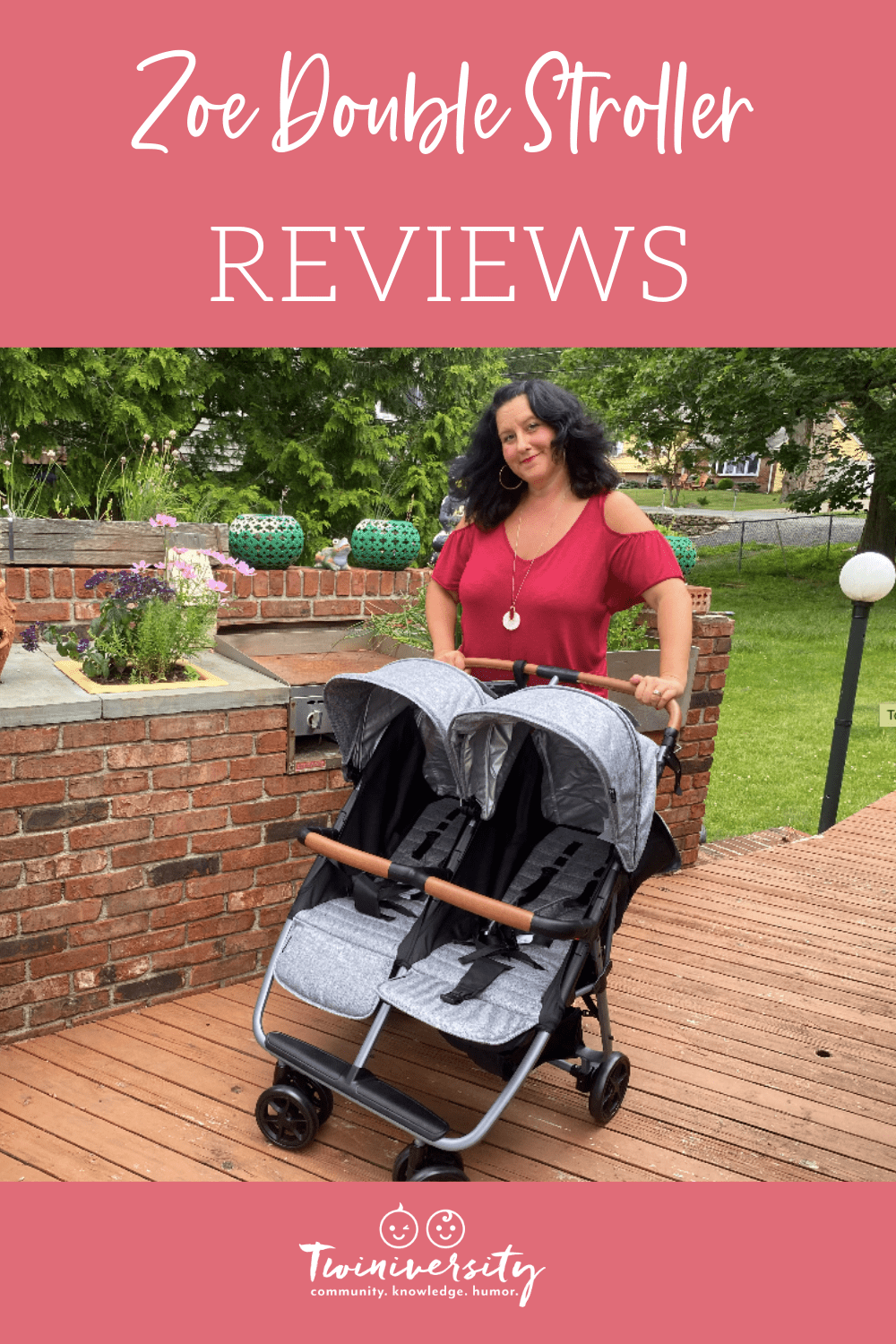 the zoe double stroller