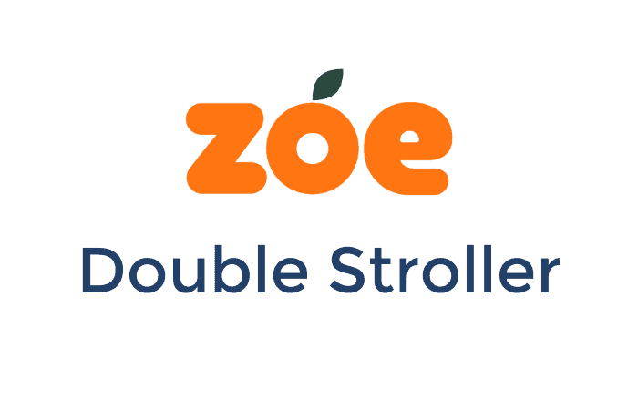 zoe double stroller width