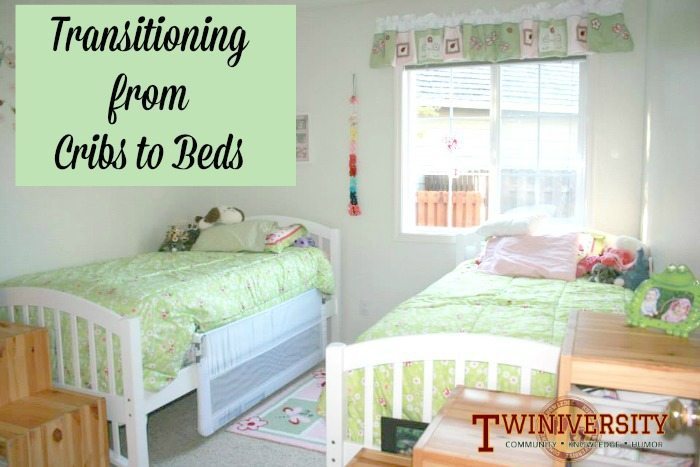 turn twin bed into crib