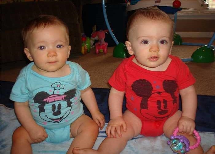 The First Year with Twins 9 Months Old