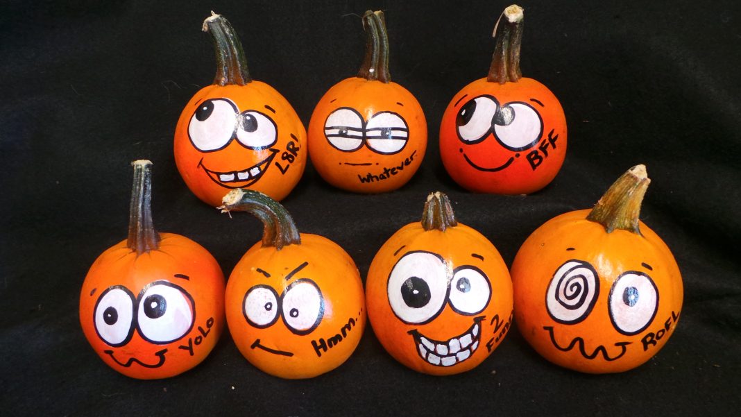 Funny Pumpkin Ideas Without Carving